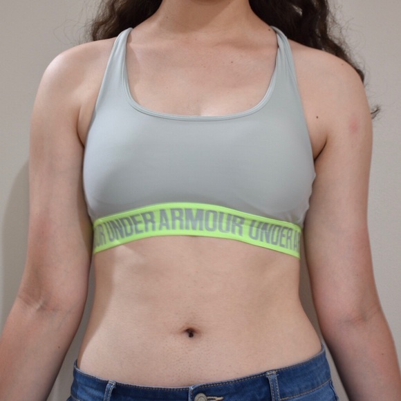 Under Armour Other - LIKE NEW Green and Gray Under Armour Sports Bra